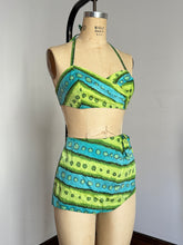 Load image into Gallery viewer, vintage 1950s green cotton bikini {s-m}