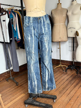 Load image into Gallery viewer, vintage 1960s GWG Kings hippie altered denim jeans 32"W