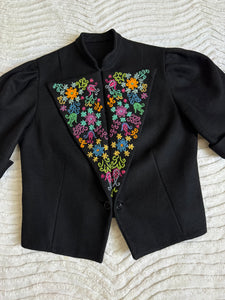 vintage 1930s embroidered jacket {s}