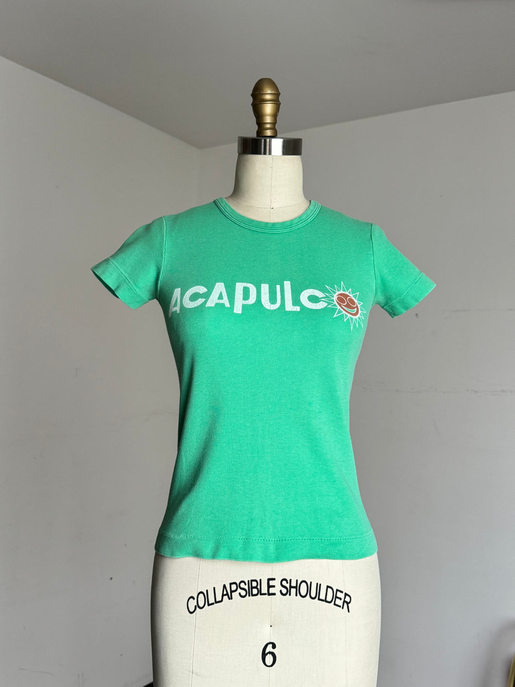 vintage 1960s 70s Acapulco baby tee