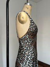 Load image into Gallery viewer, vintage 1970s Vanity Fair leopard jumpsuit {xs/s}