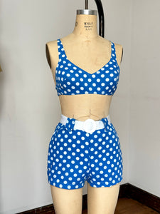 vintage 1960s polka dot bikini {xs-s}
