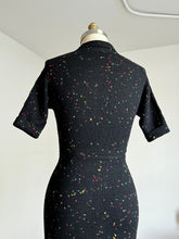 Load image into Gallery viewer, vintage 1950s flecked knit sweater dress {s-L}