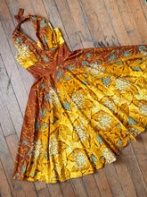 Load image into Gallery viewer, vintage 1950s Kamehameha sun dress {s}