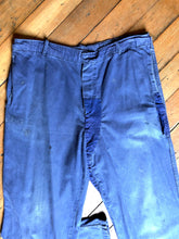 Load image into Gallery viewer, vintage 1960s 70s French moleskin work pants