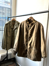 Load image into Gallery viewer, THRASHED vintage 1940s M-43 field jacket set (2pc) jacket and liner