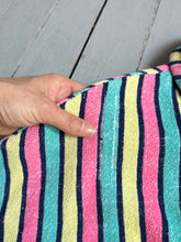 Load image into Gallery viewer, vintage 1950s rainbow terrycloth beach jacket