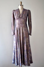 Load image into Gallery viewer, vintage 1930s lamé evening gown