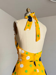 NOS vintage 1970s halter dress {s}