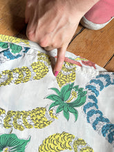 Load image into Gallery viewer, vintage 1950s Hawaiian Leis print shirt - loop collar