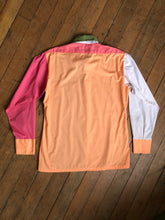 Load image into Gallery viewer, vintage 1970s color block long sleeve shirt