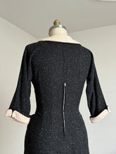 Load image into Gallery viewer, vintage 1950s flecked wool dress {s}