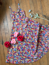 Load image into Gallery viewer, vintage 1930s floral maxi dress {xs}