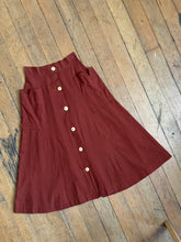 Load image into Gallery viewer, vintage 1930s brown skirt {xxs}