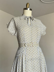 vintage 1940s rayon dress {m}