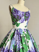 Load image into Gallery viewer, vintage 1950s floral sun dress {s}