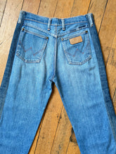 Load image into Gallery viewer, vintage 1960s 70s altered Wrangler denim jeans