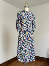 Load image into Gallery viewer, vintage 1930s abstract rayon dress {xs}