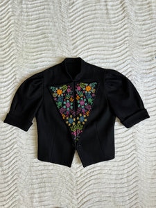 vintage 1930s embroidered jacket {s}