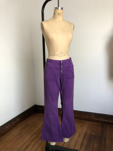 vintage 1970s purple Wranglers