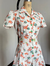 Load image into Gallery viewer, vintage 1940s floral romper playsuit {s}