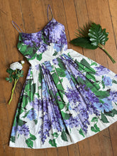 Load image into Gallery viewer, vintage 1950s floral sun dress {s}