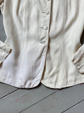 Load image into Gallery viewer, vintage 1940s WWII Women’s Naval WAVES button up blouse {s}