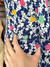 Load image into Gallery viewer, vintage 1930s abstract rayon dress {xs}