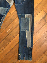 Load image into Gallery viewer, vintage LVC patched sample Red Line Big E jeans W31