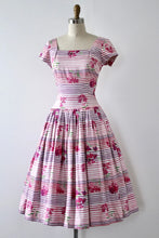 Load image into Gallery viewer, vintage 1950s Jerry Gilden floral dress