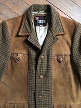Load image into Gallery viewer, vintage 1950s Hollywood leisure jacket wool houndstooth