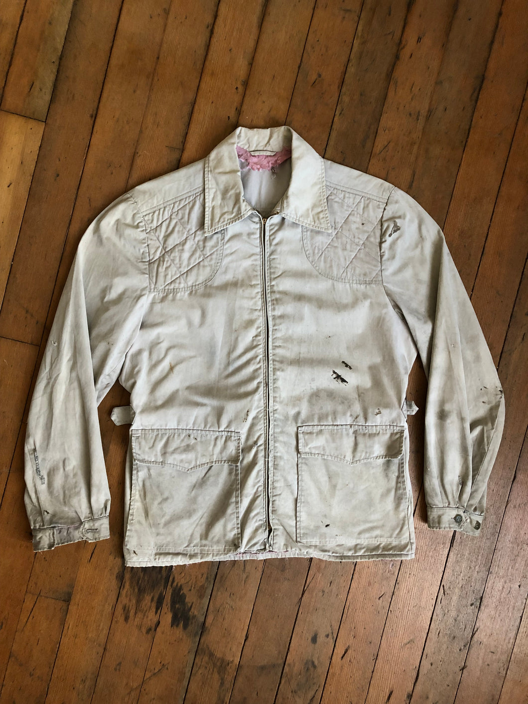 vintage 1940s cotton hunting jacket