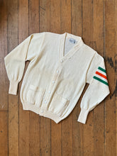 Load image into Gallery viewer, DEADSTOCK vintage 1950s cream letterman sweater