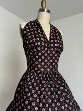 Load image into Gallery viewer, vintage 1950s floral halter dress {s}