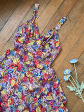 Load image into Gallery viewer, vintage 1930s floral maxi dress {xs}