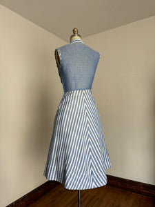 vintage 1950s striped dress {xs}