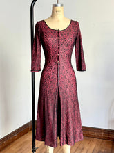 Load image into Gallery viewer, vintage 1960s lace jumpsuit lounge wear {xs}