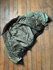 vintage 1950s nylon B-15 flight jacket bomber