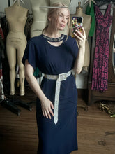 Load image into Gallery viewer, vintage 1940s beaded dress {XL}