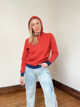 Load image into Gallery viewer, vintage 1970s color block sweatshirt hoodie