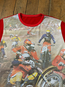 vintage 1970s dirt bike long sleeve shirt