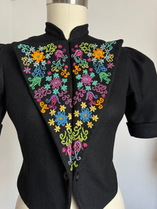 vintage 1930s embroidered jacket {s}