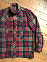 Load image into Gallery viewer, vintage 1950s unique wool plaid jacket shirt