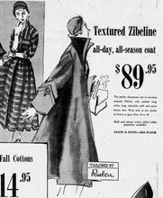 Load image into Gallery viewer, vintage 1950s grey two-tone coat {up to XL}