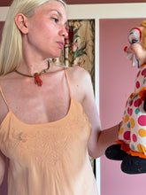 Load image into Gallery viewer, vintage 1930s silk slip nightgown {m/l}