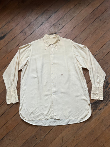 vintage 1930s silk dress shirt