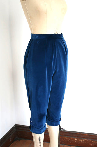 vintage 1950s velvet pants {xs}