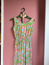 Load image into Gallery viewer, vintage 1960s floral jumpsuit {xs-L}
