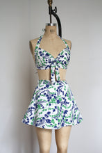 Load image into Gallery viewer, vintage 1940s floral bikini set {s}