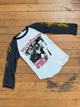 Load image into Gallery viewer, vintage 1980s Huey Lewis &amp; the News w/ Doug and the Slugs raglan t shirt